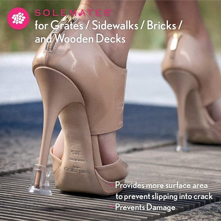 Solemates High Heel Protectors for High Heel Shoes, Sandals, and Boots