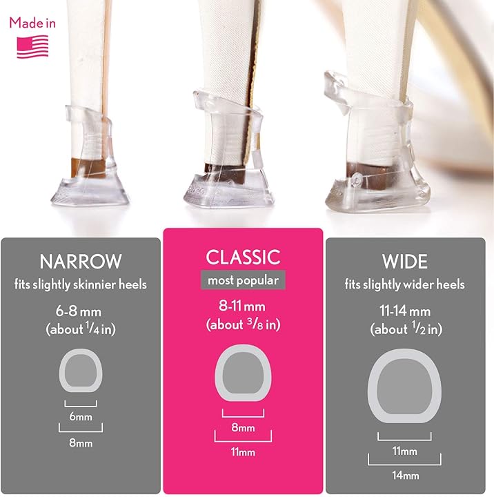 Solemates High Heel Protectors for High Heel Shoes, Sandals, and Boots