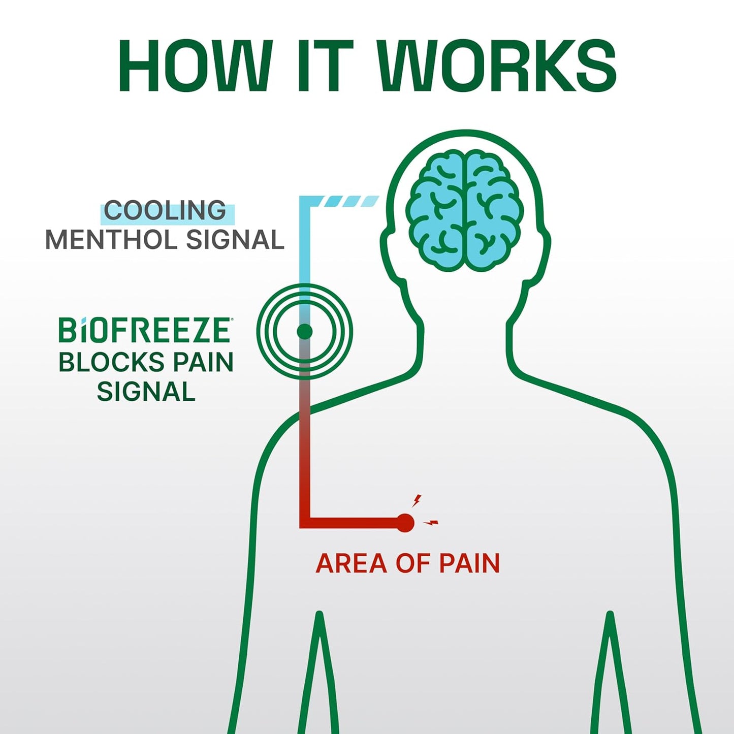 Biofreeze Professional Gel Pain Relief, Knee & Lower Back Pain Relief, Arthritis Pain Reliever, Sore Muscle Relief, Neck Pain Relief, Cooling Joint Pain Relief, Colorless Menthol Gel 4 Fl Oz