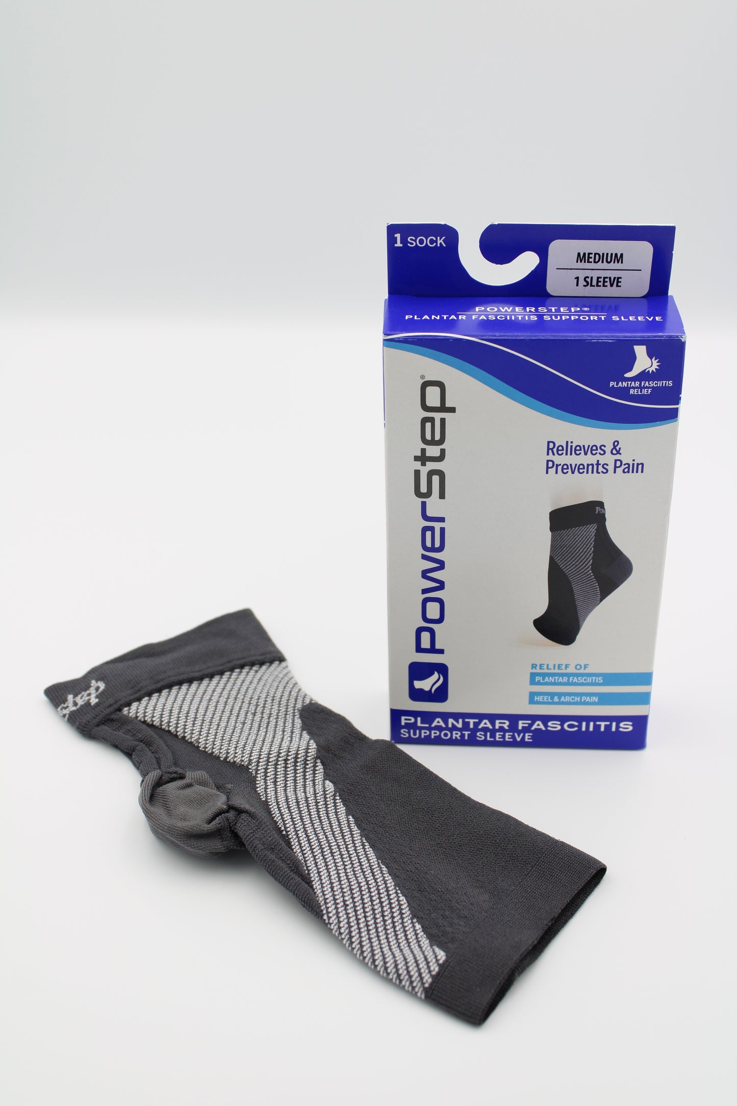PowerStep Plantar Fasciitis Support Sleeve | Reduce Arch & Heel Pain, Speed Recovery