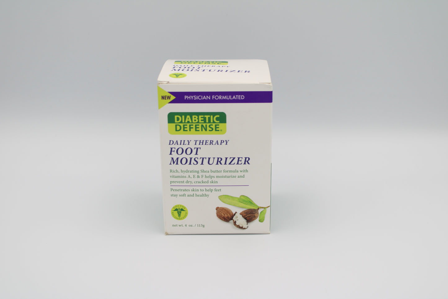 Diabetic Defense Daily Therapy Foot Moisturizer, 4oz