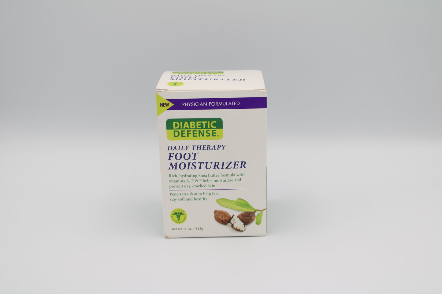 Diabetic Defense Daily Therapy Foot Moisturizer, 4oz