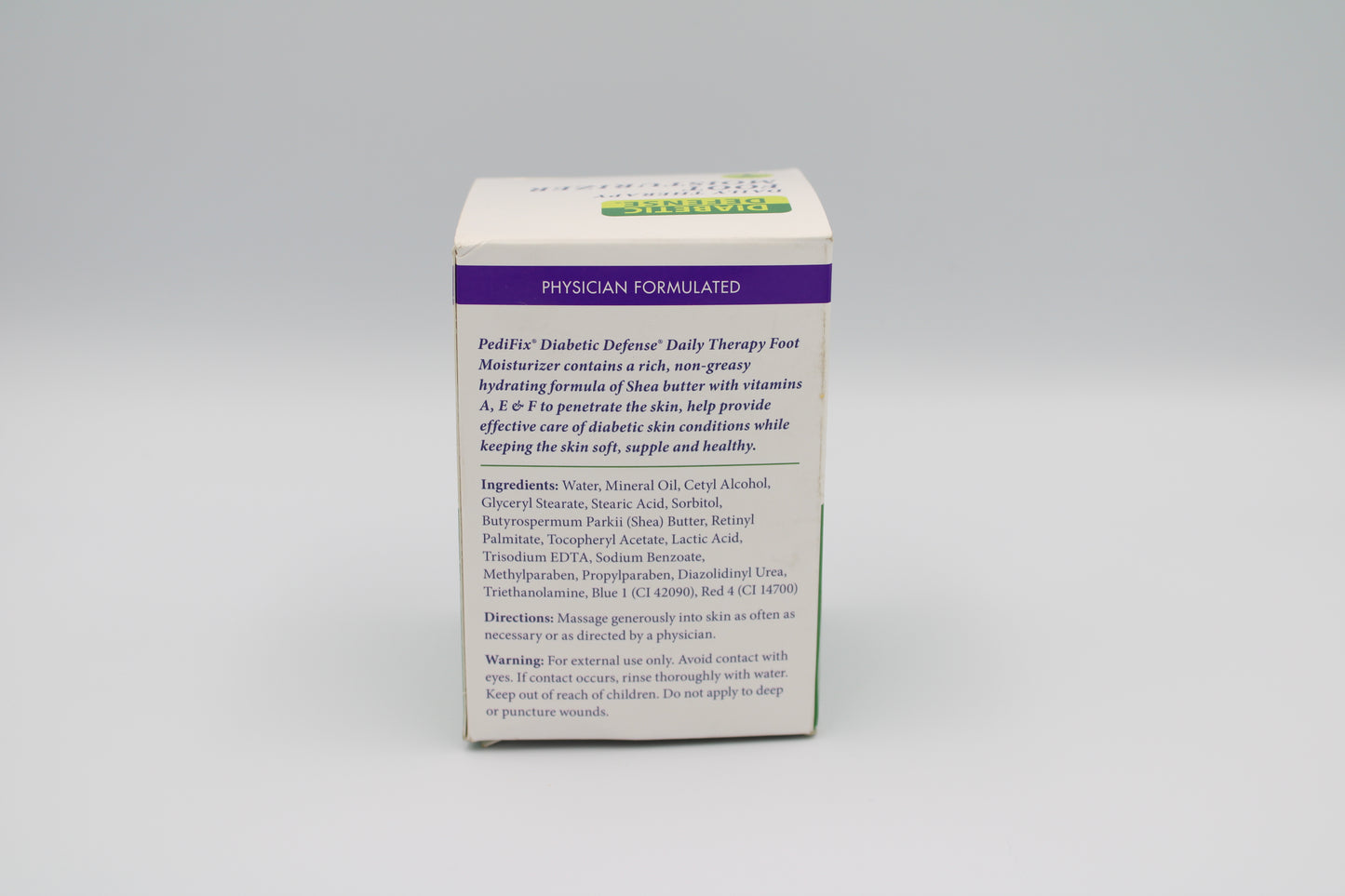Diabetic Defense Daily Therapy Foot Moisturizer, 4oz