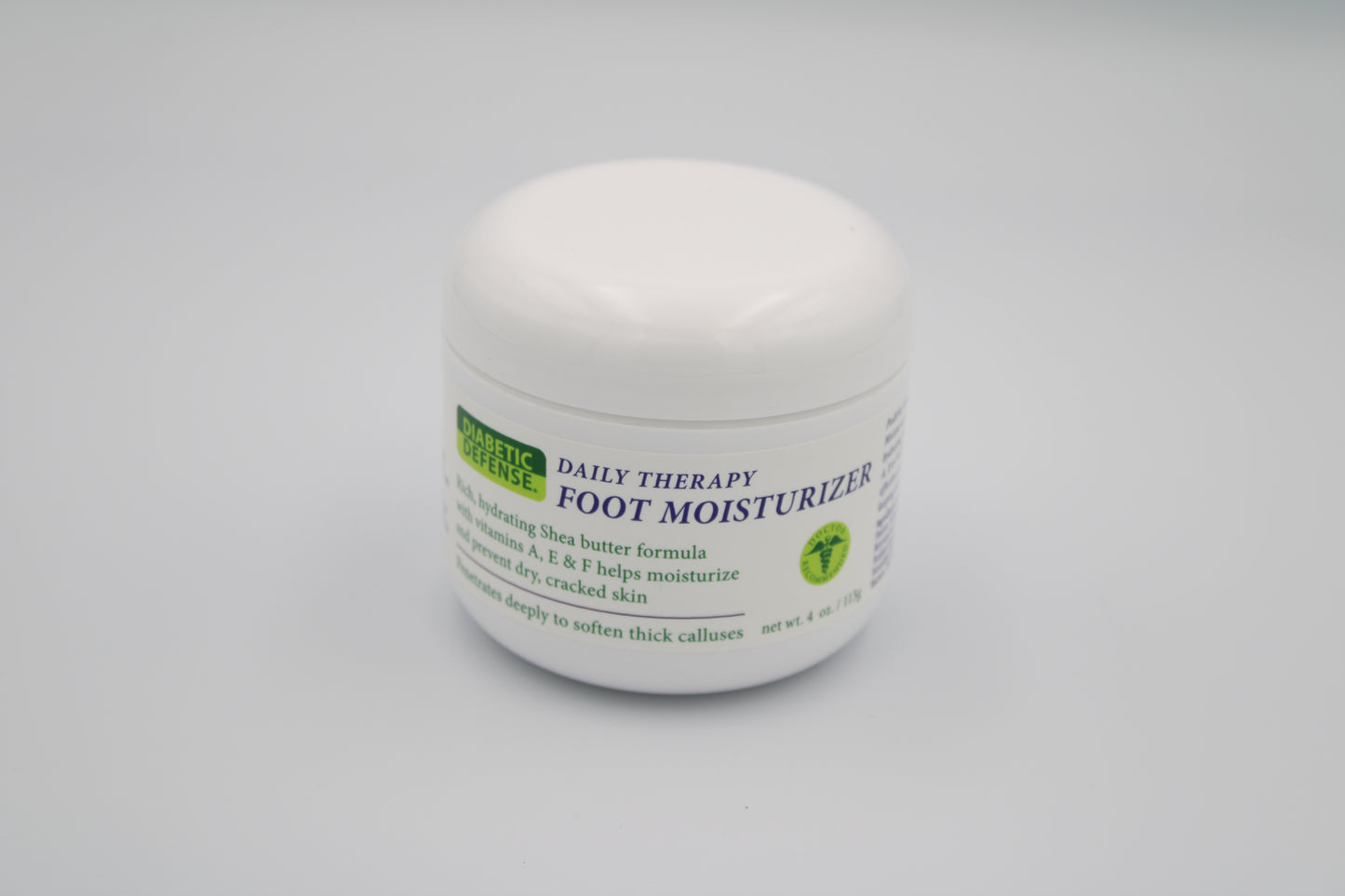 Diabetic Defense Daily Therapy Foot Moisturizer, 4oz
