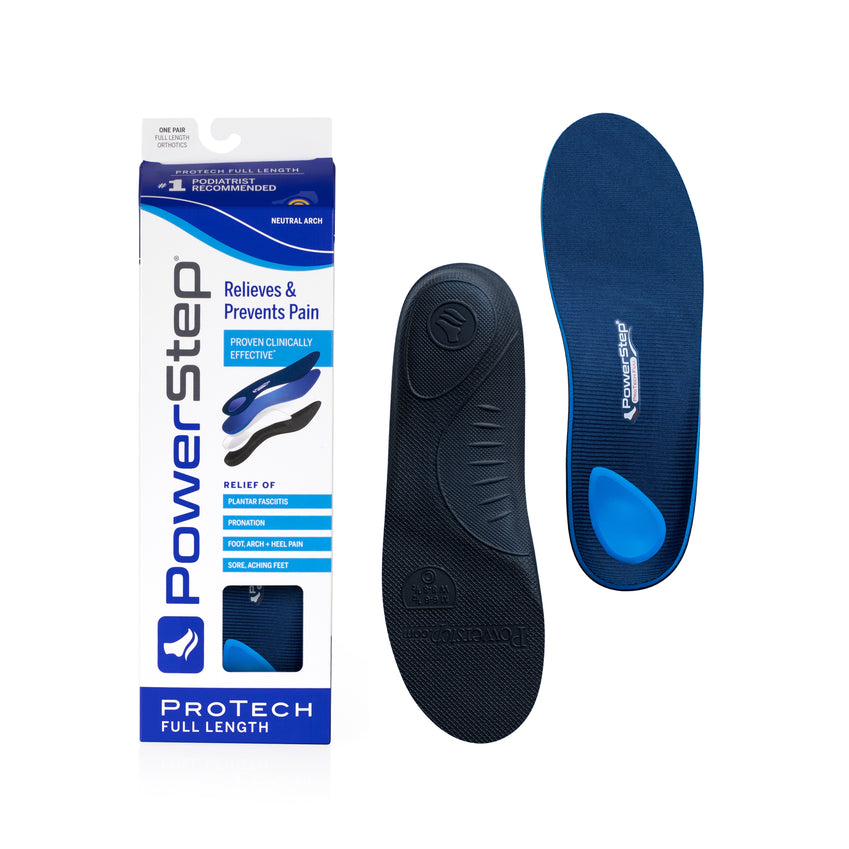 Powerstep ProTech Full Length Insoles for Arch Support and Pain