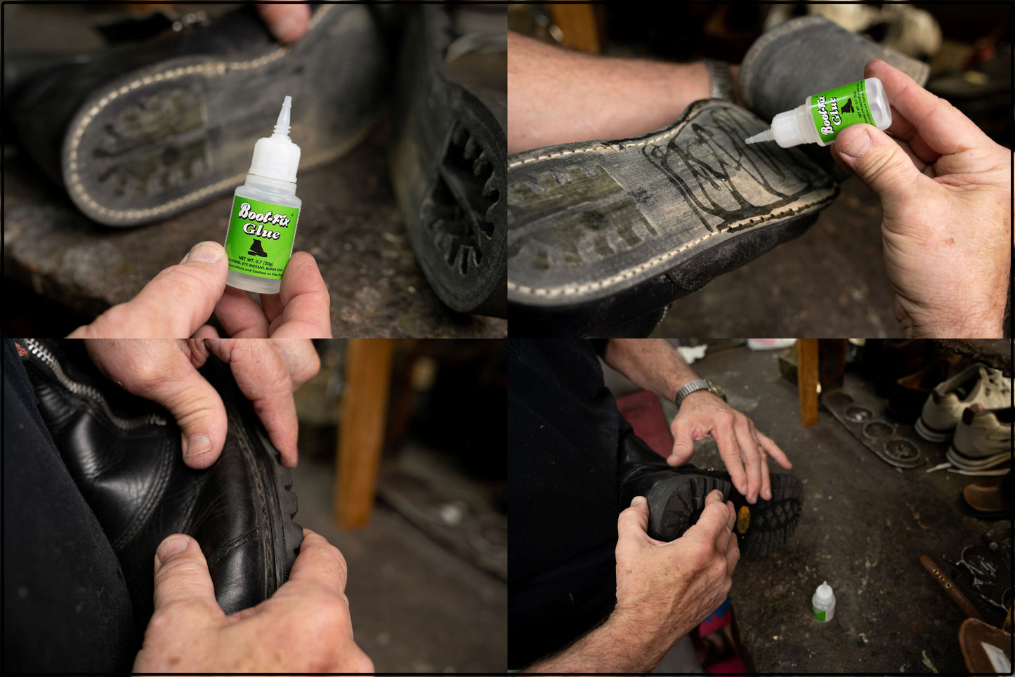 Boot-Fix and Shoe-Fix Glue 2-pack