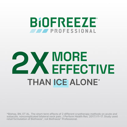 Biofreeze Professional Gel Pain Relief, Knee & Lower Back Pain Relief, Arthritis Pain Reliever, Sore Muscle Relief, Neck Pain Relief, Cooling Joint Pain Relief, Colorless Menthol Gel 4 Fl Oz