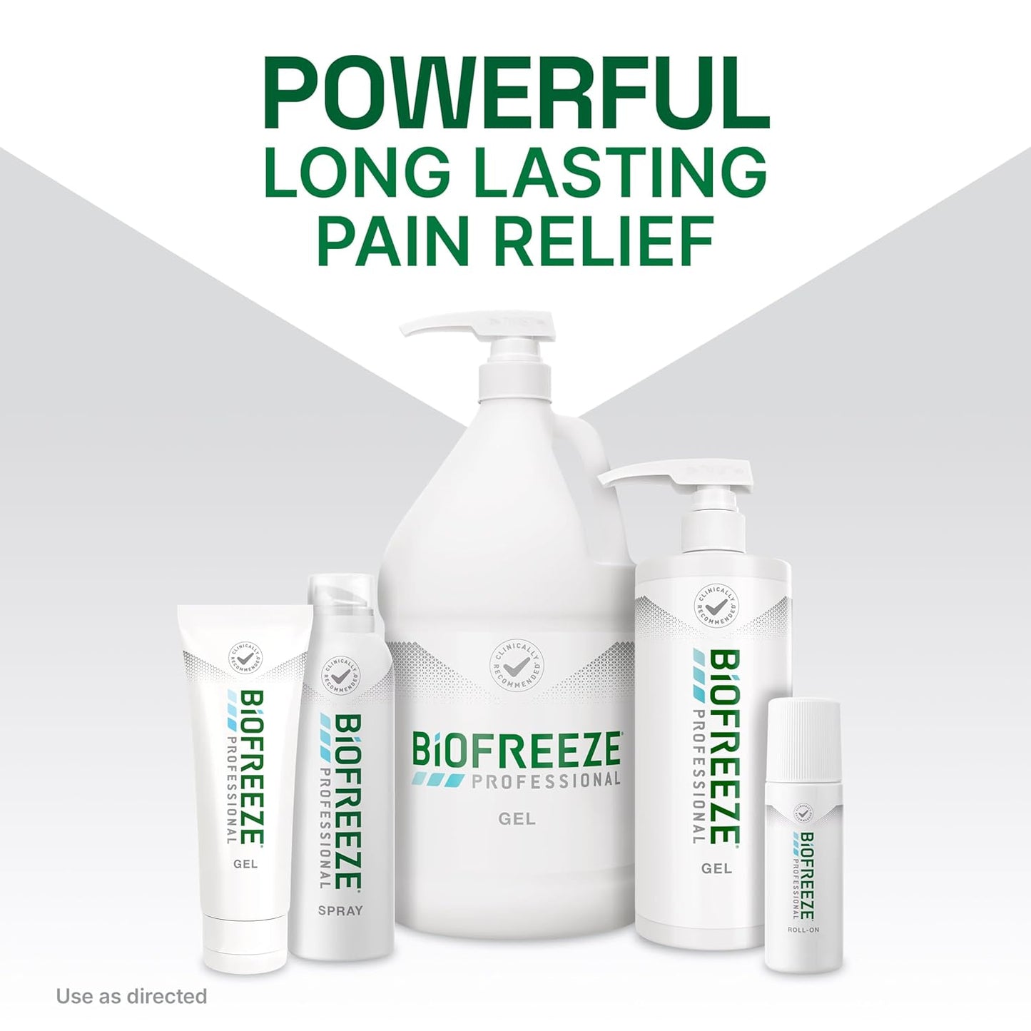 Biofreeze Professional Gel Pain Relief, Knee & Lower Back Pain Relief, Arthritis Pain Reliever, Sore Muscle Relief, Neck Pain Relief, Cooling Joint Pain Relief, Colorless Menthol Gel 4 Fl Oz