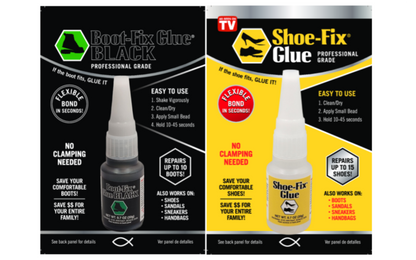 Boot-Fix and Shoe-Fix Glues 2-packs