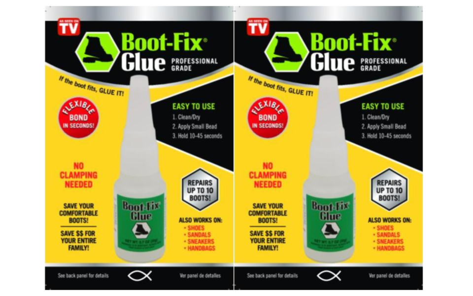 Boot-Fix and Shoe-Fix Glues 2-packs