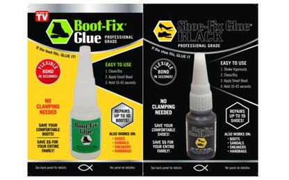 Boot-Fix and Shoe-Fix Glues 2-packs