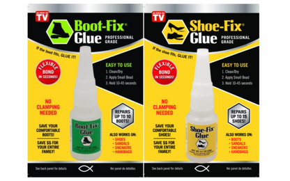 Boot-Fix and Shoe-Fix Glues 2-packs