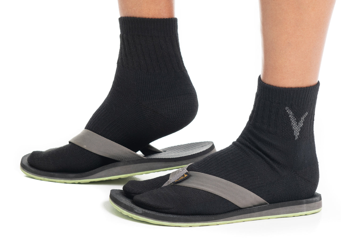 V-Toe Wool Blend Flip-Flop Split-Toe Socks