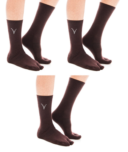 V-Toe Thicker Tabi Athletic Socks - 3 Pairs
