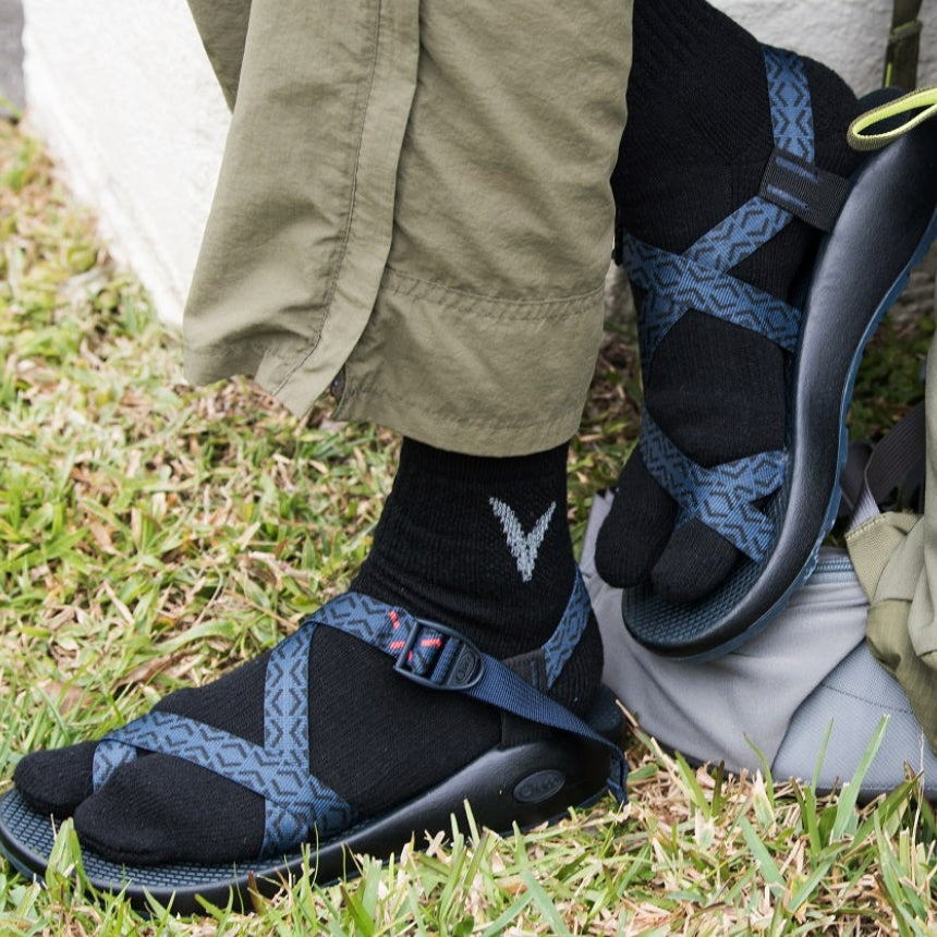 V-Toe Wool Blend Flip-Flop Split-Toe Socks