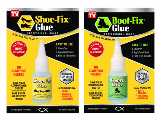 Boot-Fix and Shoe-Fix Glue 2-pack