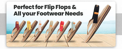 2 Flopstraps Flip Flops Comfy Soft Velcro Back Straps Like Chaco Holds Flip-Flops on