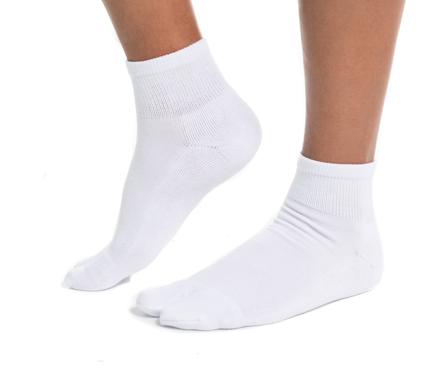 V-Toe Thicker Athletic or Casual Ankle Height Split-Toe Socks