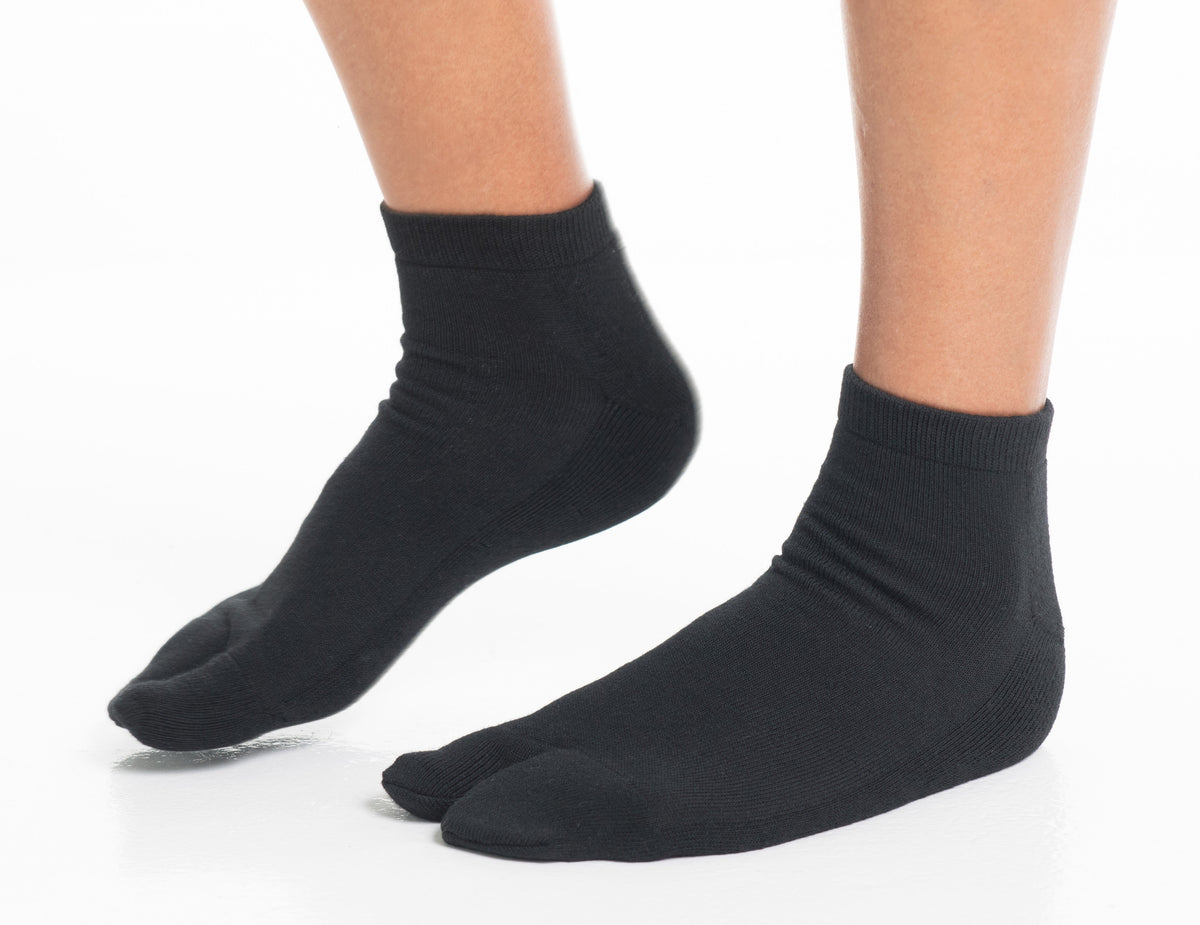 V-Toe Thicker Durable Split-Toe Tabi Ankle Socks – Long-Lasting Flip-Flop Socks
