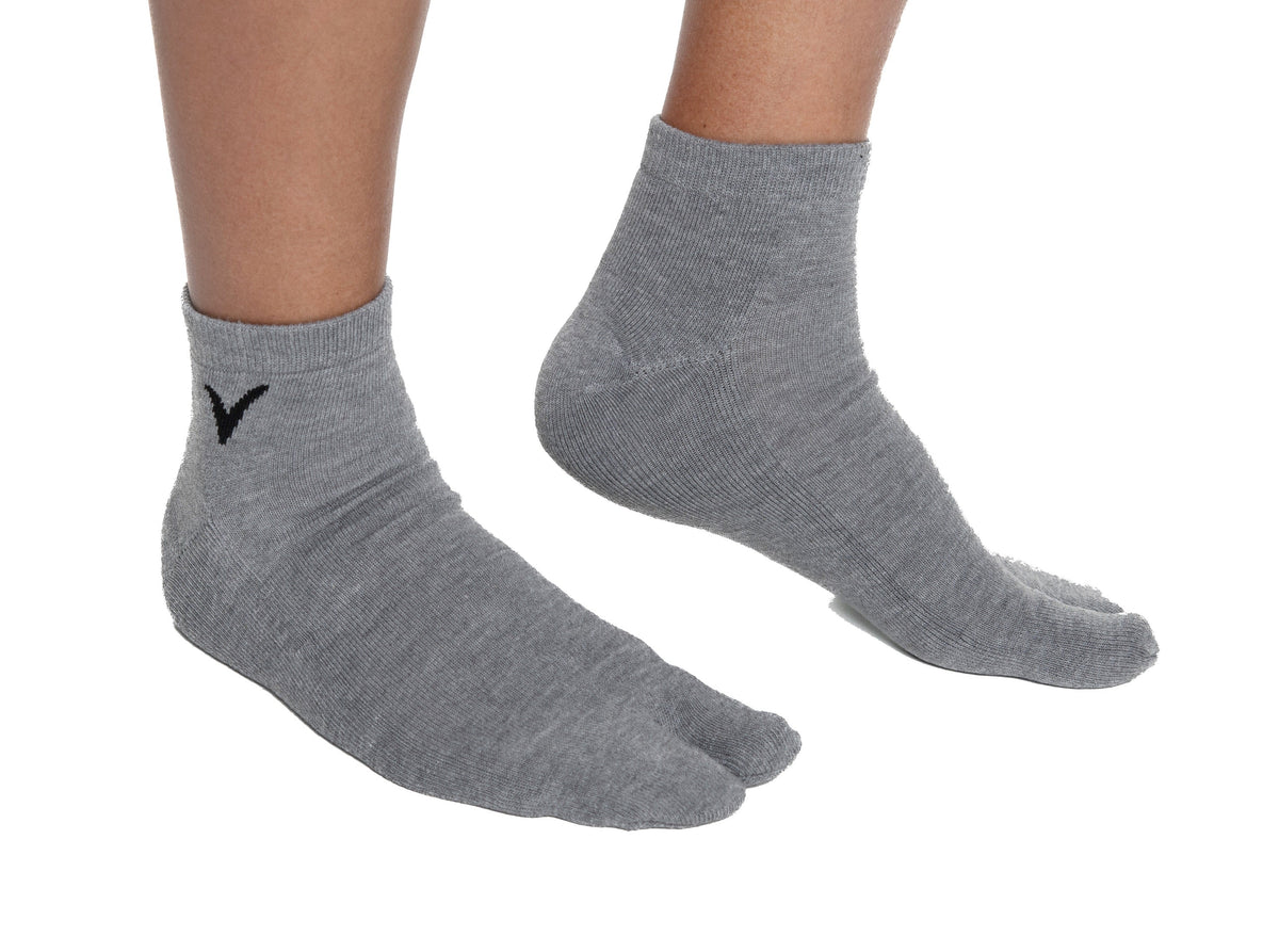 V-Toe Thicker Durable Split-Toe Tabi Ankle Socks – Long-Lasting Flip-Flop Socks