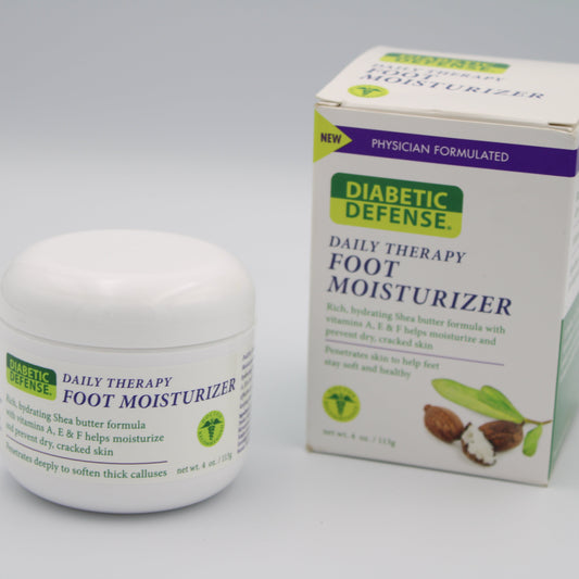 Diabetic Defense Daily Therapy Foot Moisturizer, 4oz