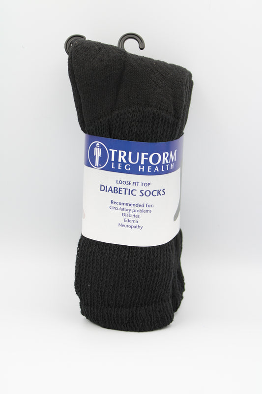 TruForm Loose Fit Top Diabetic Socks