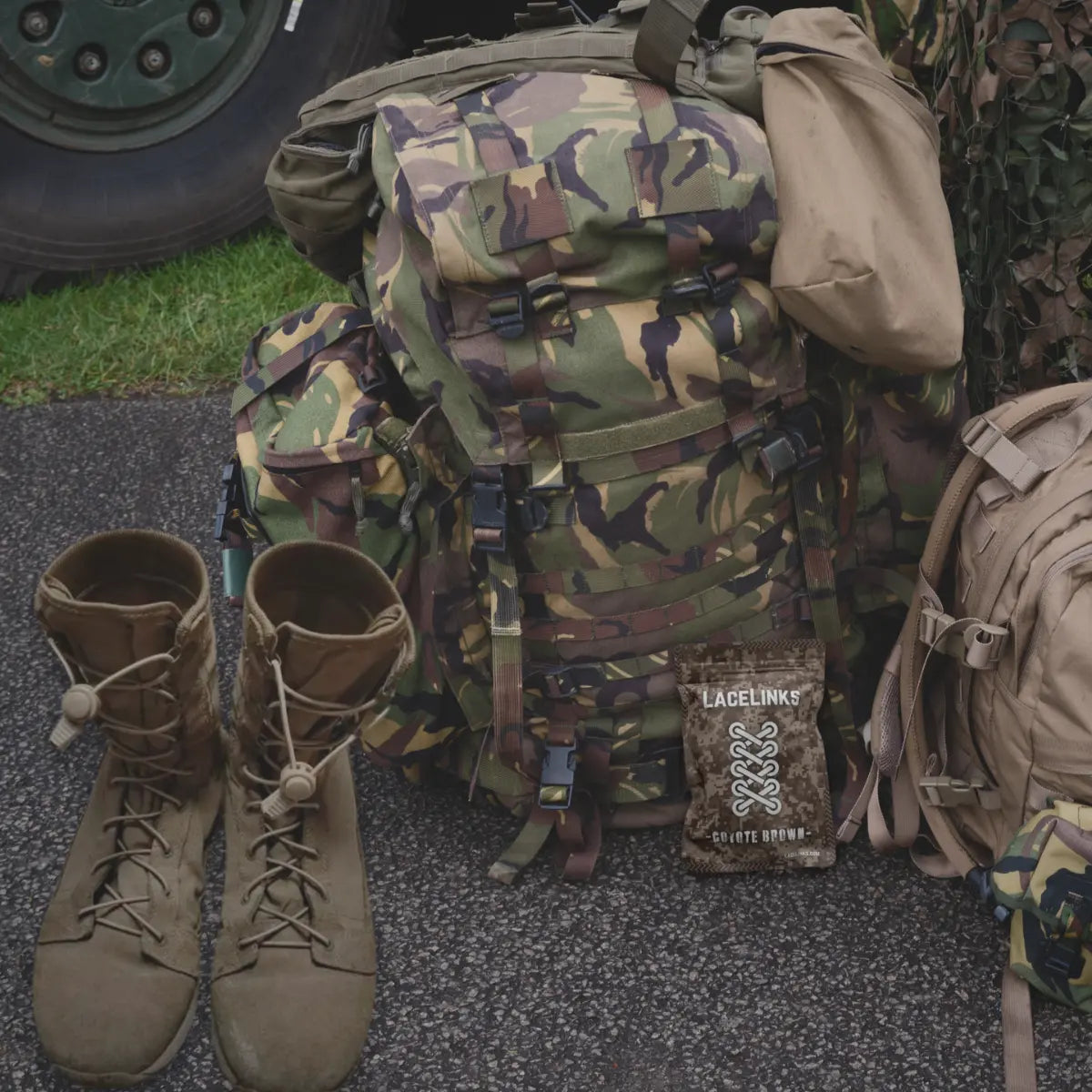 Elastic Combat Bootlaces