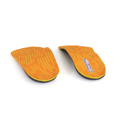 Powerstep PULSE THIN 3/4: Premium 3/4 Length Insoles for Casual and Athletic shoes, Men's and Women's