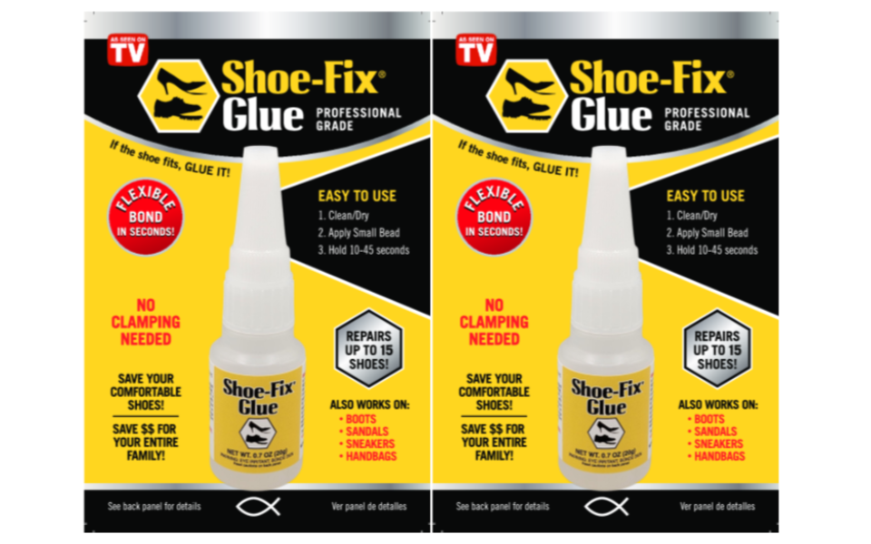 Boot-Fix and Shoe-Fix Glues 2-packs