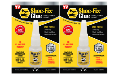 Boot-Fix and Shoe-Fix Glues 2-packs