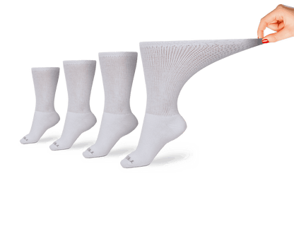 Women's Ultra-Soft Upper Calf Diabetic Socks (4 Pair)