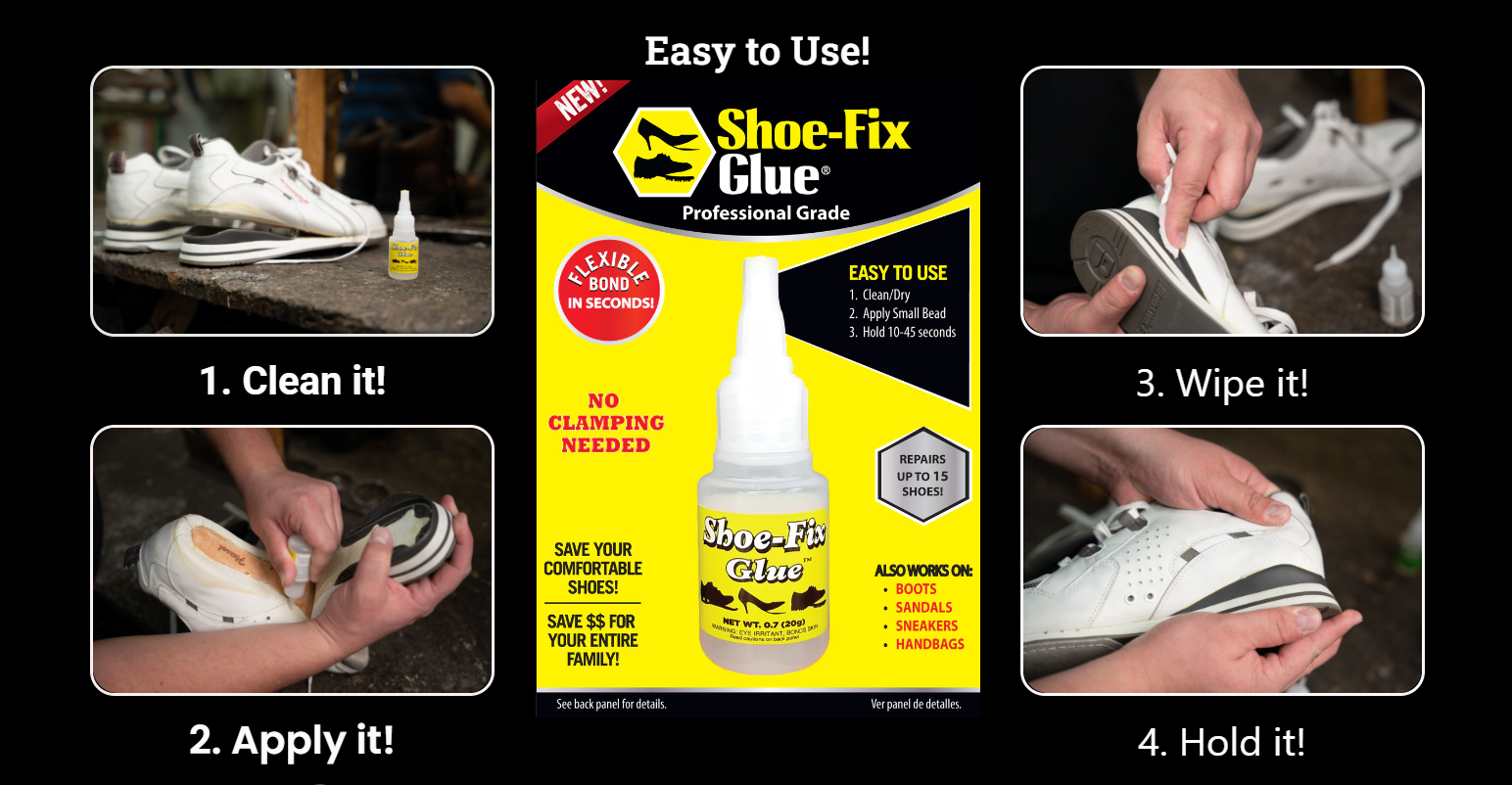 The 2 Best Shoe Glue: Shoe-Fix & Boot-Fix Shoe Repair Glue For