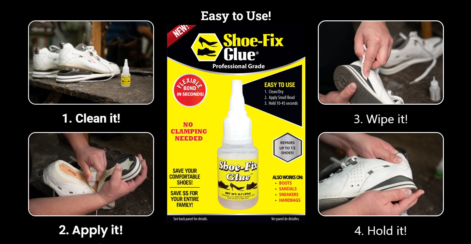 Best way to fix shoe soles on sale